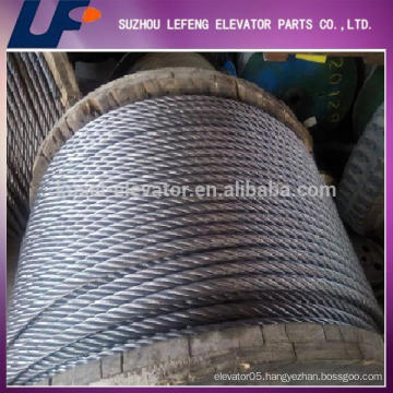 Safety Elevator Wire Rope/ Lift electric component/8x19S+FC